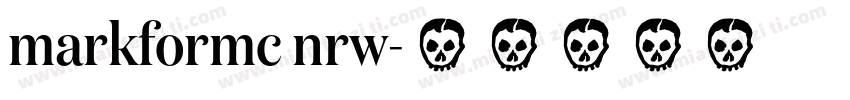 markformc nrw字体转换